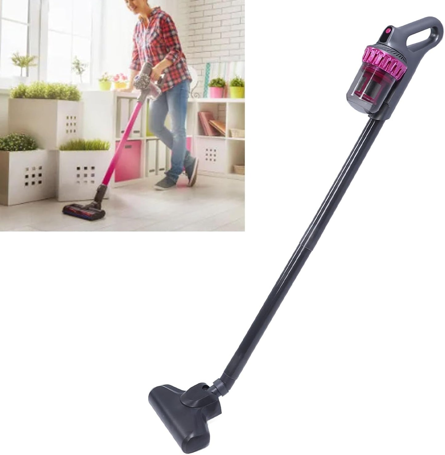 Aspirator Portabil 4-în-1 HB-807, Wireless, USB-C, Tehnologie UV-C, 3 Viteze
