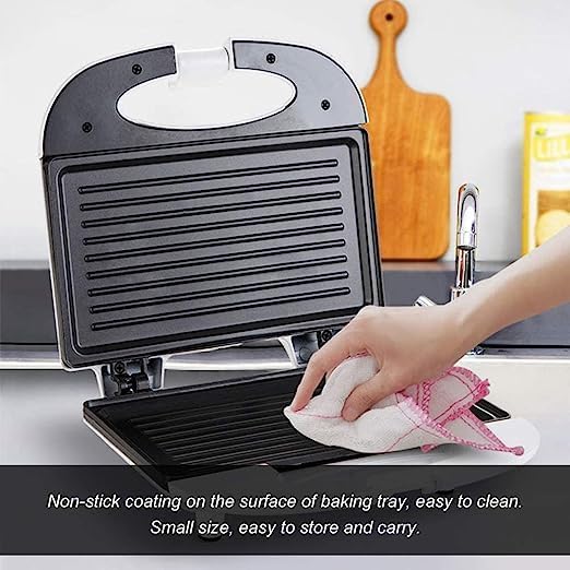 Sandwich Maker DSP PRO Spiko 3 in 1, 750W, Placi Detasabile Sandwich, Grill, Waffle, Inox, Protectie Supraincalzire