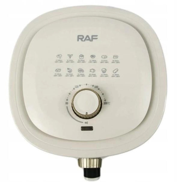 Friteuza Air Fryer RAF R.5332W cu aer cald, fara ulei, capacitate 6L, 12 Programe, 1500W