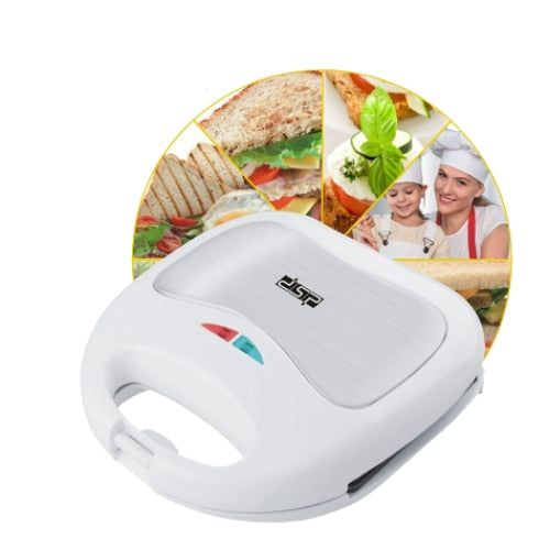 Sandwich Maker DSP PRO Spiko 3 in 1, 750W, Placi Detasabile Sandwich, Grill, Waffle, Inox, Protectie Supraincalzire