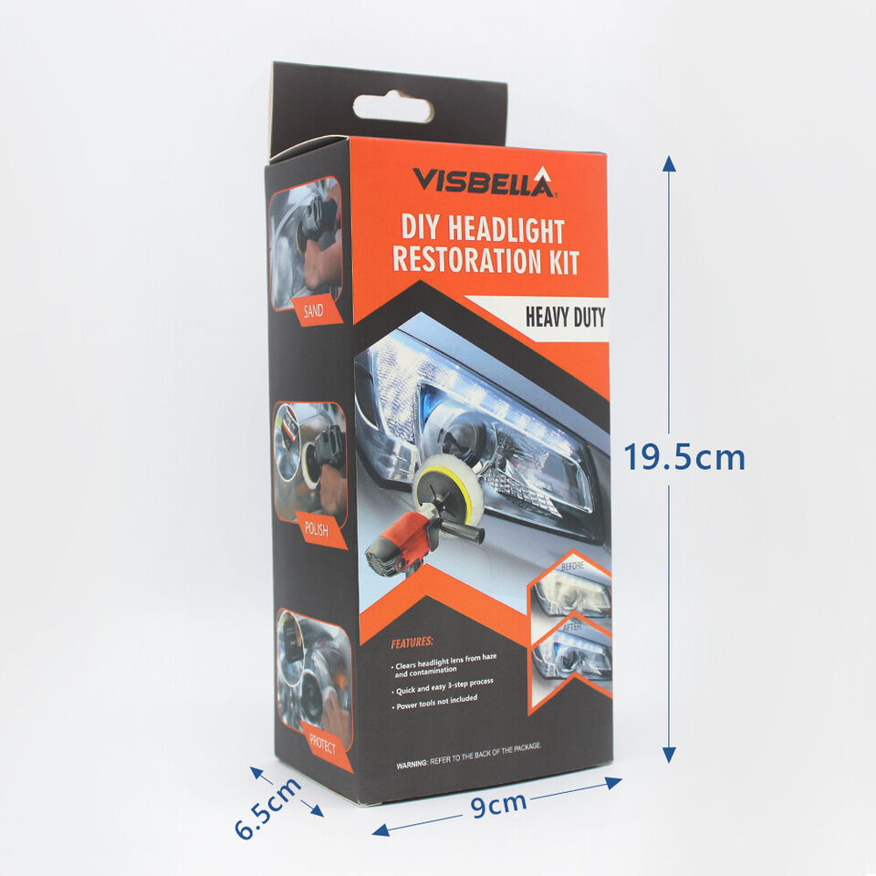 Kit de Restaurare a Farurilor cu toate accesorile incluse