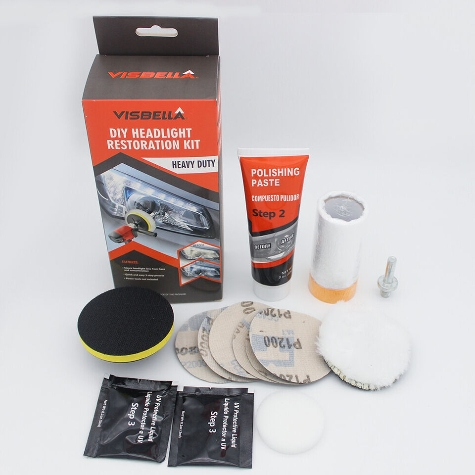 Kit de Restaurare a Farurilor cu toate accesorile incluse