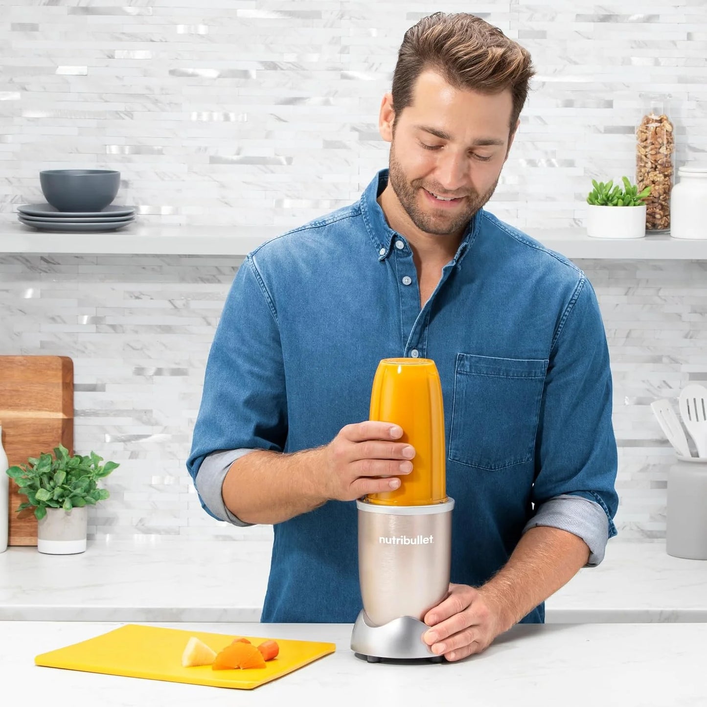 NutriBullet Pro 900W, 15 Accesorii – Blender Puternic & Compact