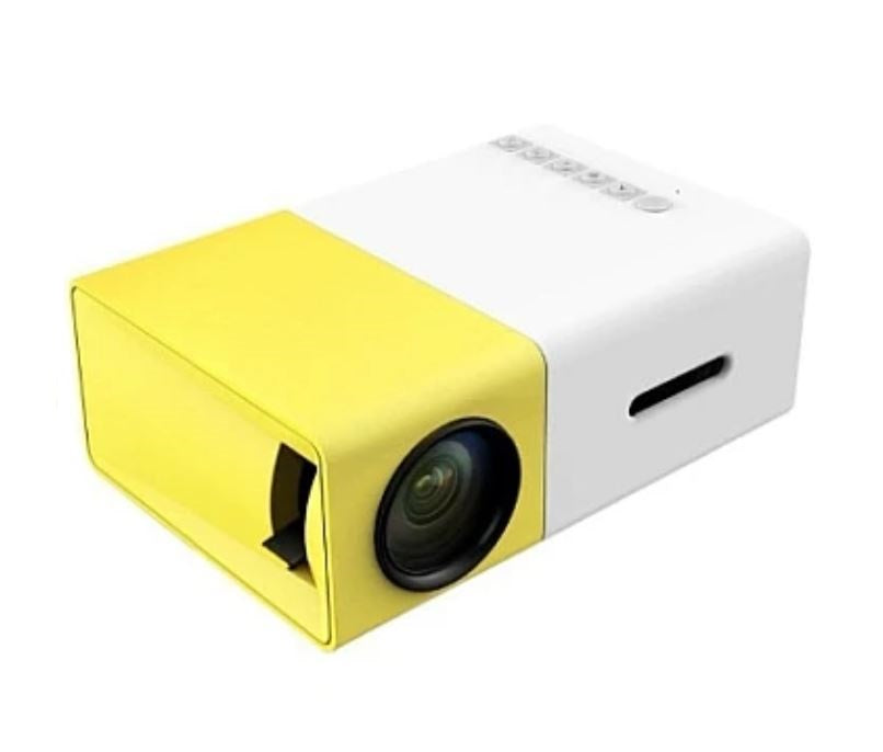 Mini Videoproiector Portabil LED, Full HD, Rezolutie 1920x1080 px, USB/SDcard/Aux, HDMI, AV, Home Cinema