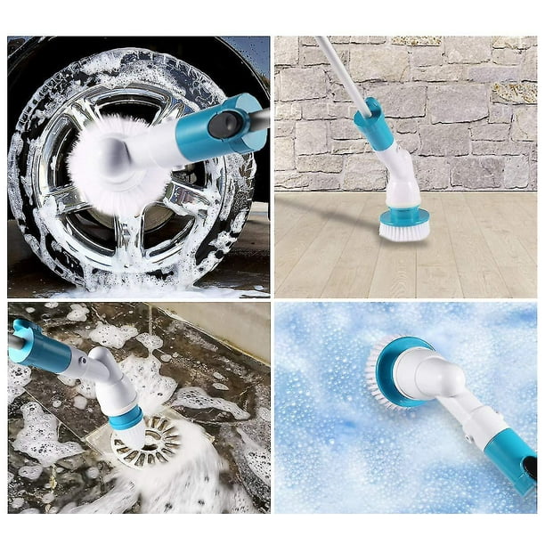 Perie Electrică Rotativă Hurricane Spin Scrubber, 3 Capete, Extensibilă, 300 RPM