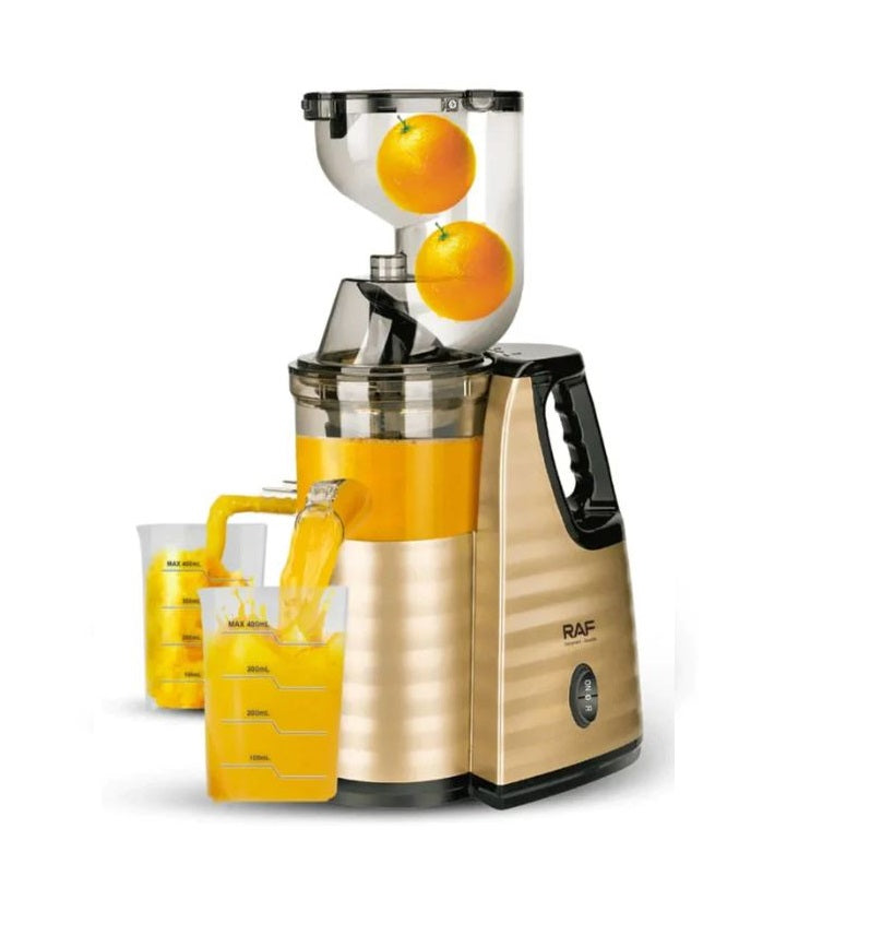 Storcator Slow Juicer RAF cu Extractie Lenta la Rece pentru Retentia Maxima a Nutrientilor