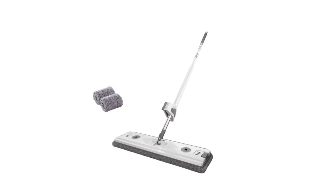 Mop Plat Comercial pentru Curatarea Pardoselilor, Pliabil, Rotativ 360 Grade, Design Eficient si Ergonomic