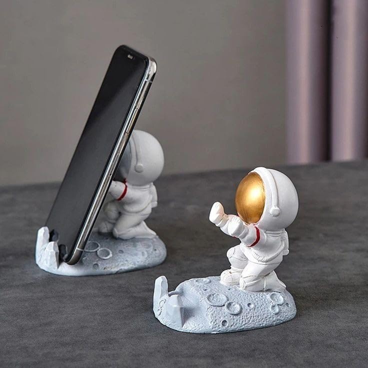 Suport Telefon Astronaut 3D, Reglabil, Anti-Alunecare