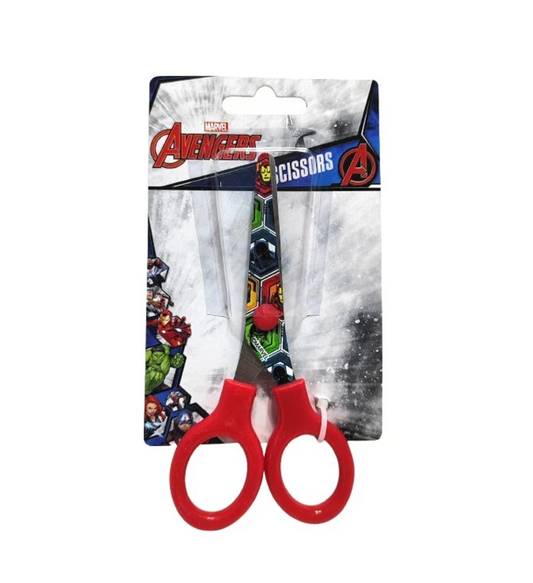 Foarfecă Școlară  Marvel Avengers, 13 cm - Multicolor, W&O Products