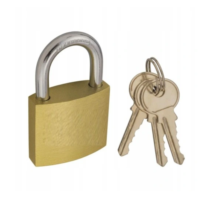 Lacăt Padlock 40MM cu 3 Chei - Oțel Întărit