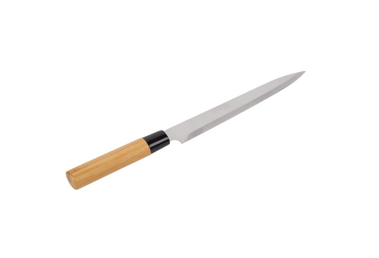 Cuțit Chef Knife cu Mâner din Bambus FSC® și Lamă de 21 cm din Oțel Inoxidabil