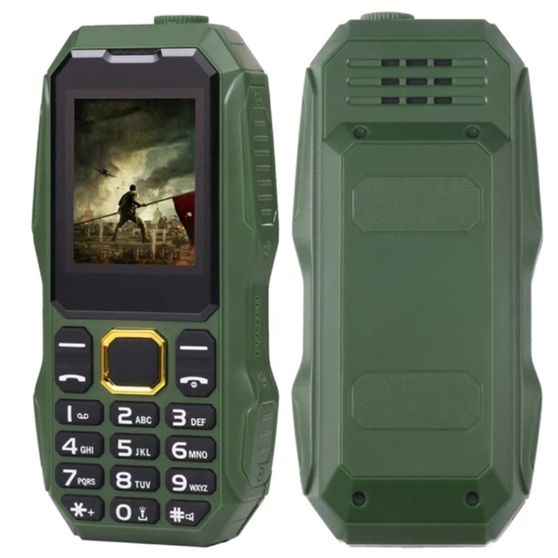 Telefon Militar Dual SIM cu Acumulator 2800mAh, Rezistent la Șocuri și Praf