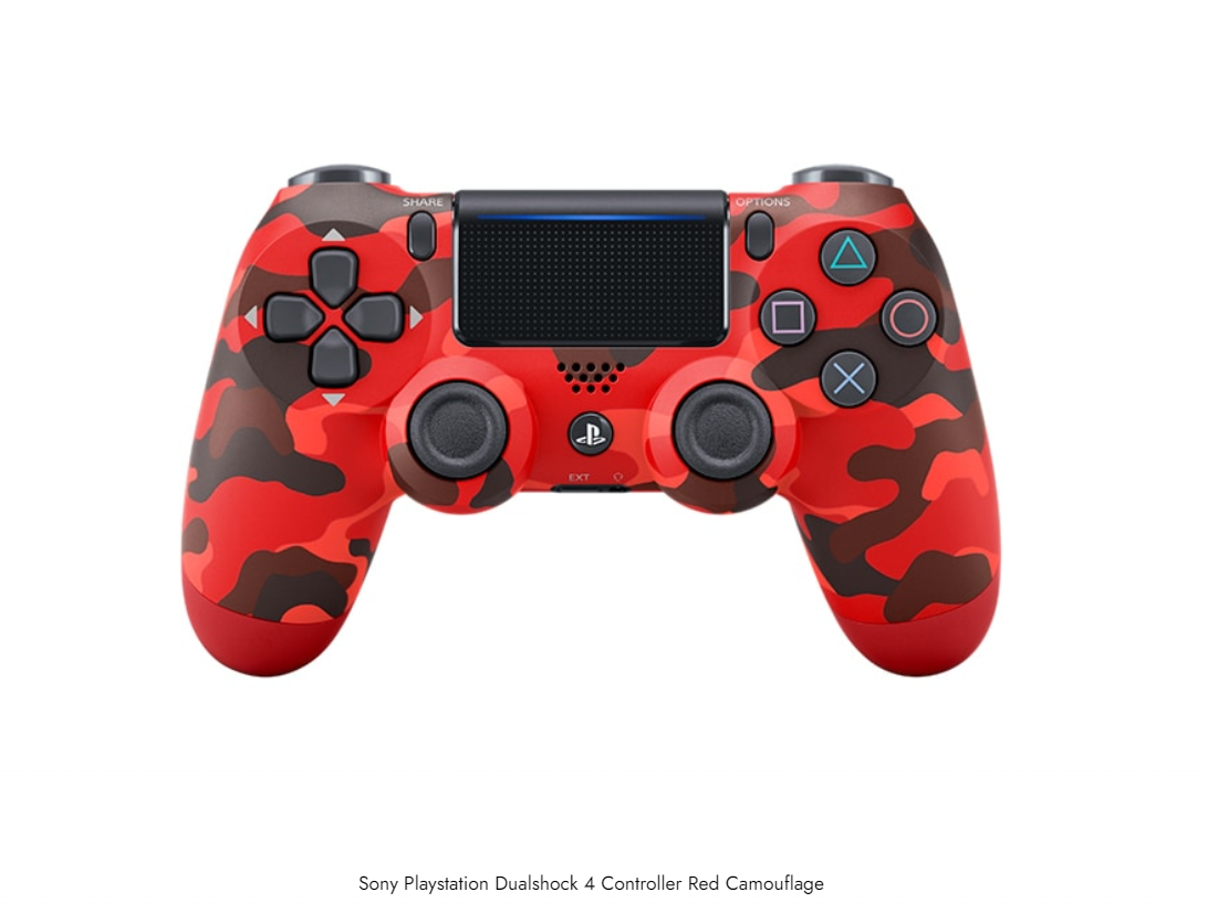 Controller Wireless Sony PlayStation DualShock 4 V2 Red Camouflage