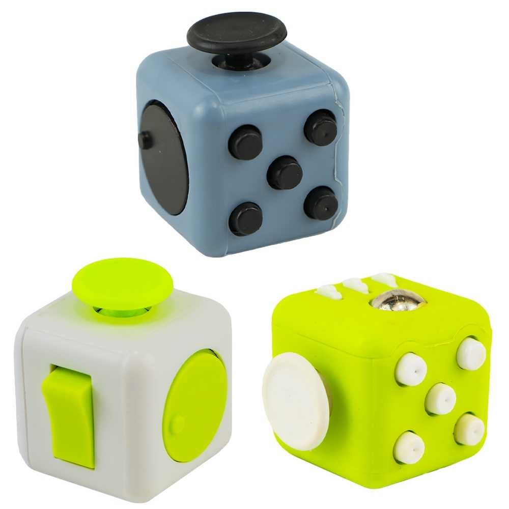 Cub Antistres Fidget Cube - Relaxare și Distracție Oriunde!