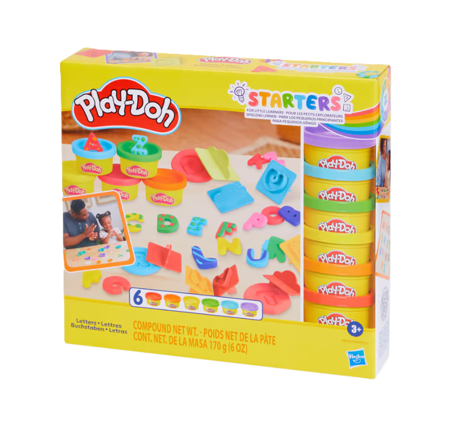 Kit de Plastilină Play-Doh - 6 Culori și Forme Creatoare pentru Copii 3+