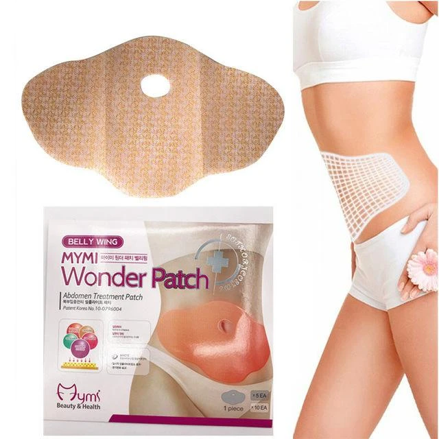 Belly Wing Wonder Patch – Set 10 Bucăți, Eficiență în Reducerea Grăsimii și Tonifiere