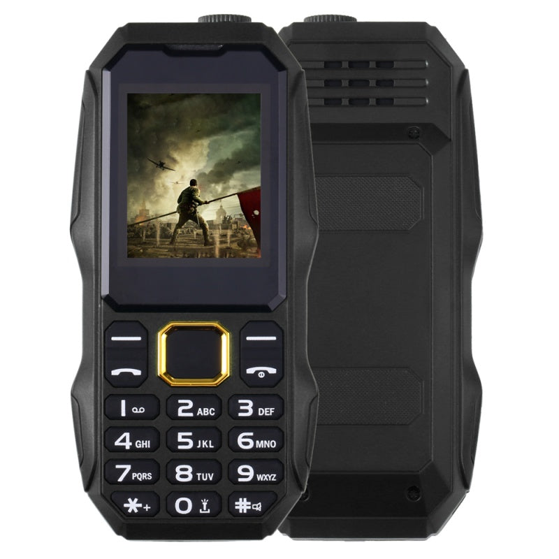 Telefon Militar Dual SIM cu Acumulator 2800mAh, Rezistent la Șocuri și Praf