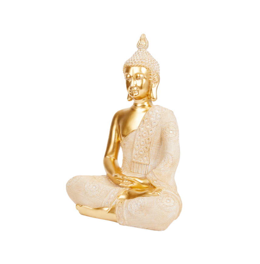 Statuie Buddha din Poliresină - 50 cm, Design Modern