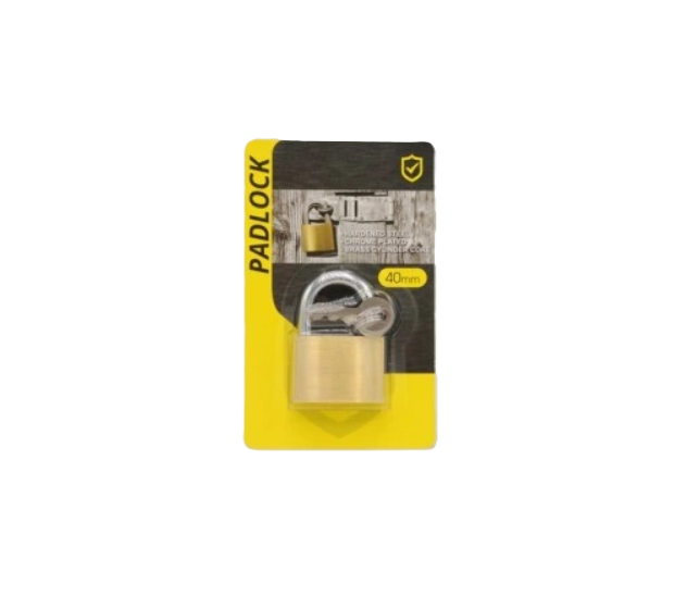 Lacăt Padlock 40MM cu 3 Chei - Oțel Întărit