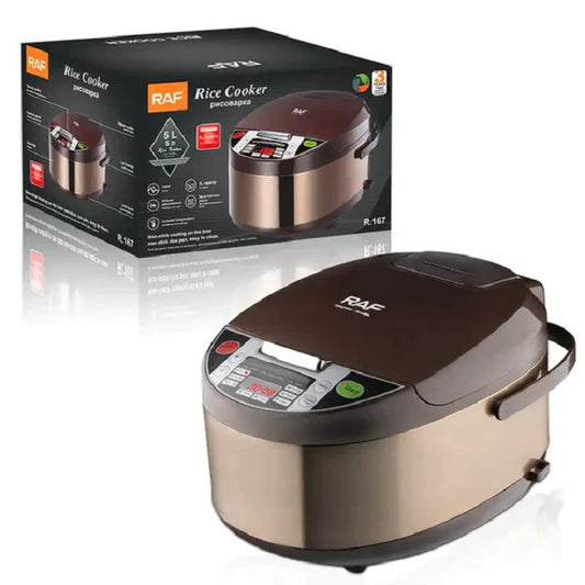 Multicooker RAF R.167 Rice Cooker, Steamer, 5 Litri, Multifunction Menu, 700 W