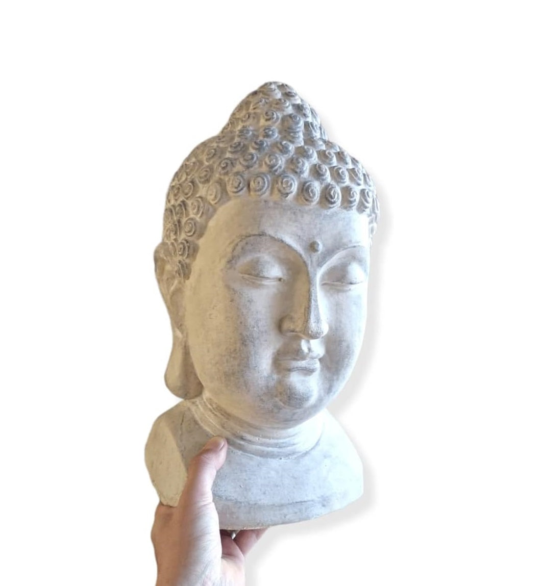 Statuie Zen Buddha din Fibră de Lut - 39 cm