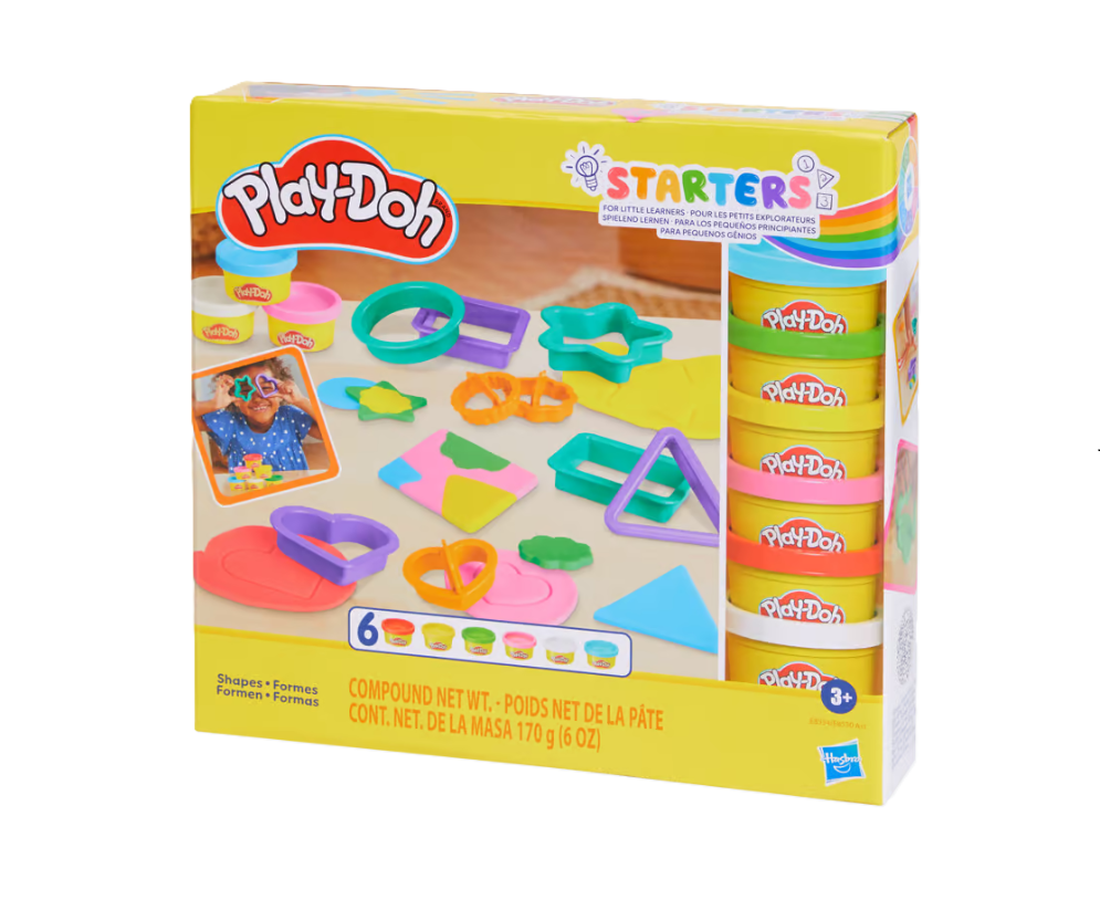 Kit de Plastilină Play-Doh - 6 Culori și Forme Creatoare pentru Copii 3+