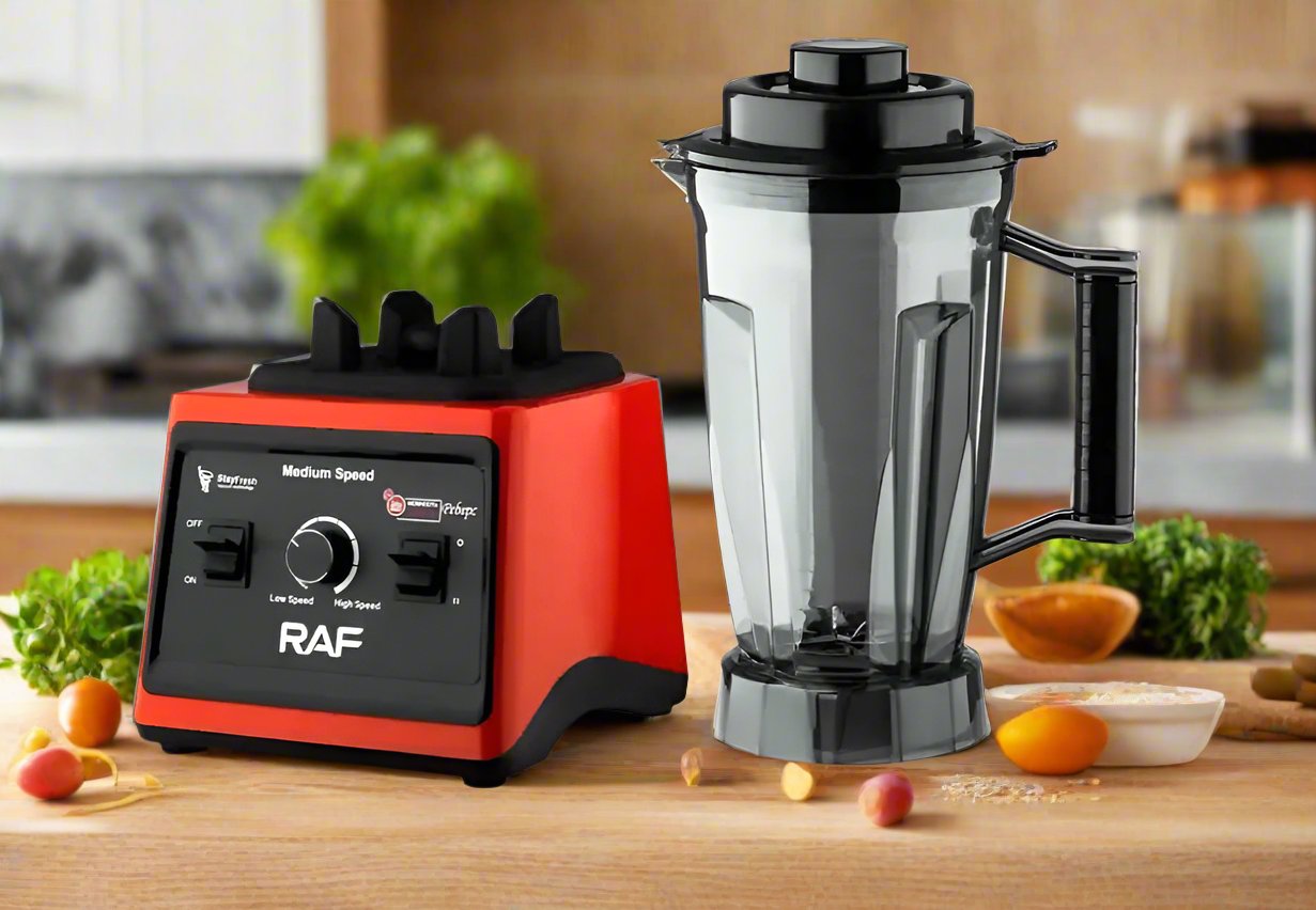 Blender RAF 2 in 1, Putere 700W, Vas 2.5L, 15 viteze, 32.000 rpm + Rasnita de cafea