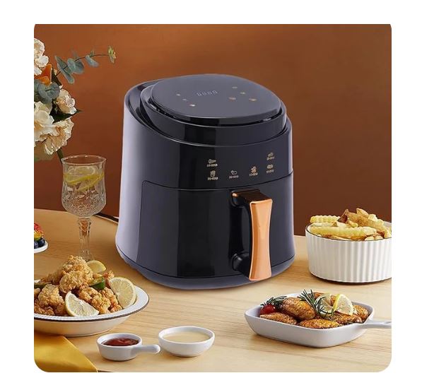 Friteuza Fara Ulei Air Fryer SCHLËIZER 8L cu Display Digital si Functie de Coacere