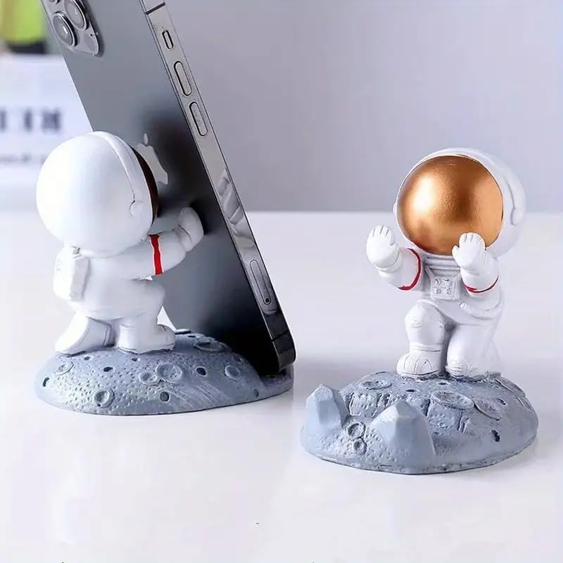 Suport Telefon Astronaut 3D, Reglabil, Anti-Alunecare