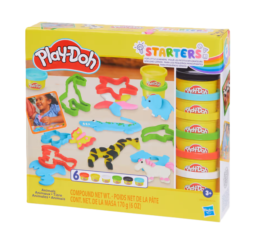 Kit de Plastilină Play-Doh - 6 Culori și Forme Creatoare pentru Copii 3+