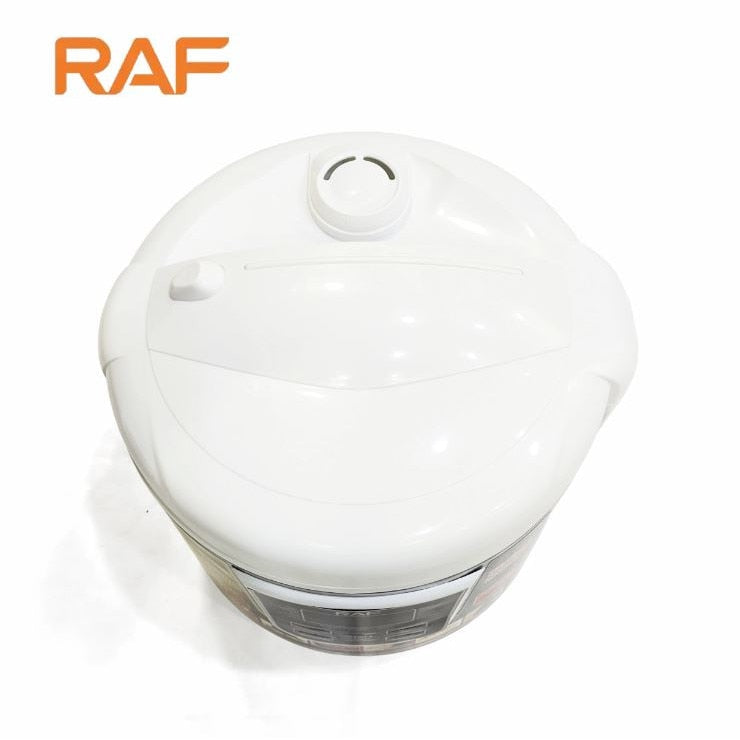 Oala Multicooker RAF R.166W All-in-One 5 Litri, 900 W, Meniu Multifunctional, Programabila, Alb