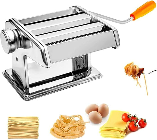 Aparat Manual de Făcut Paste, Inox, 6 Trepte, 2 Tăieturi